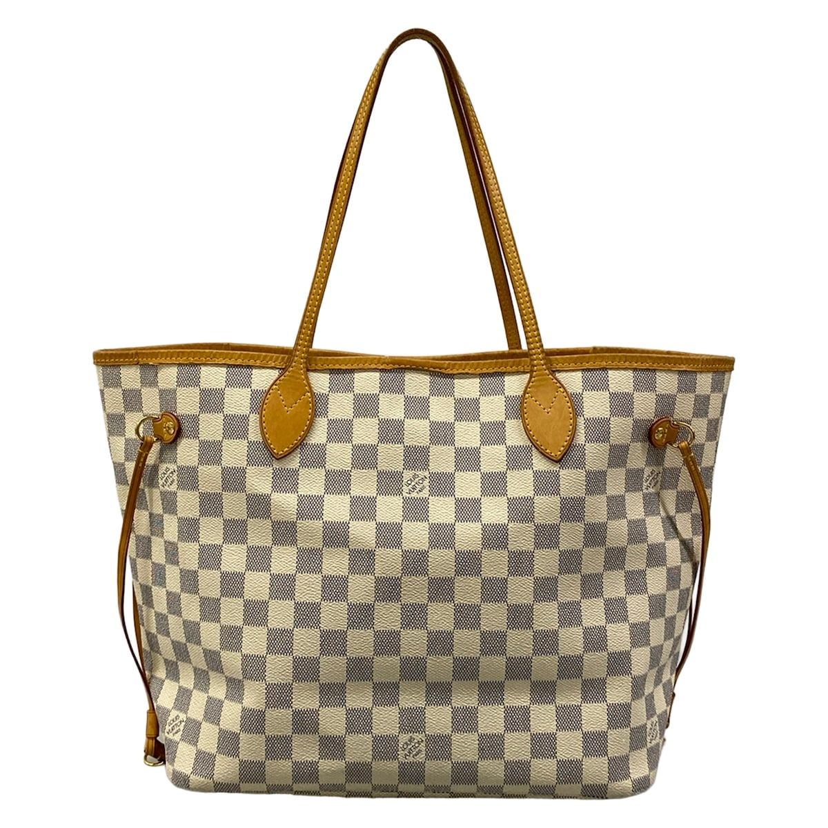 Louis Vuitton Tote Damier Neverfull MM Azur