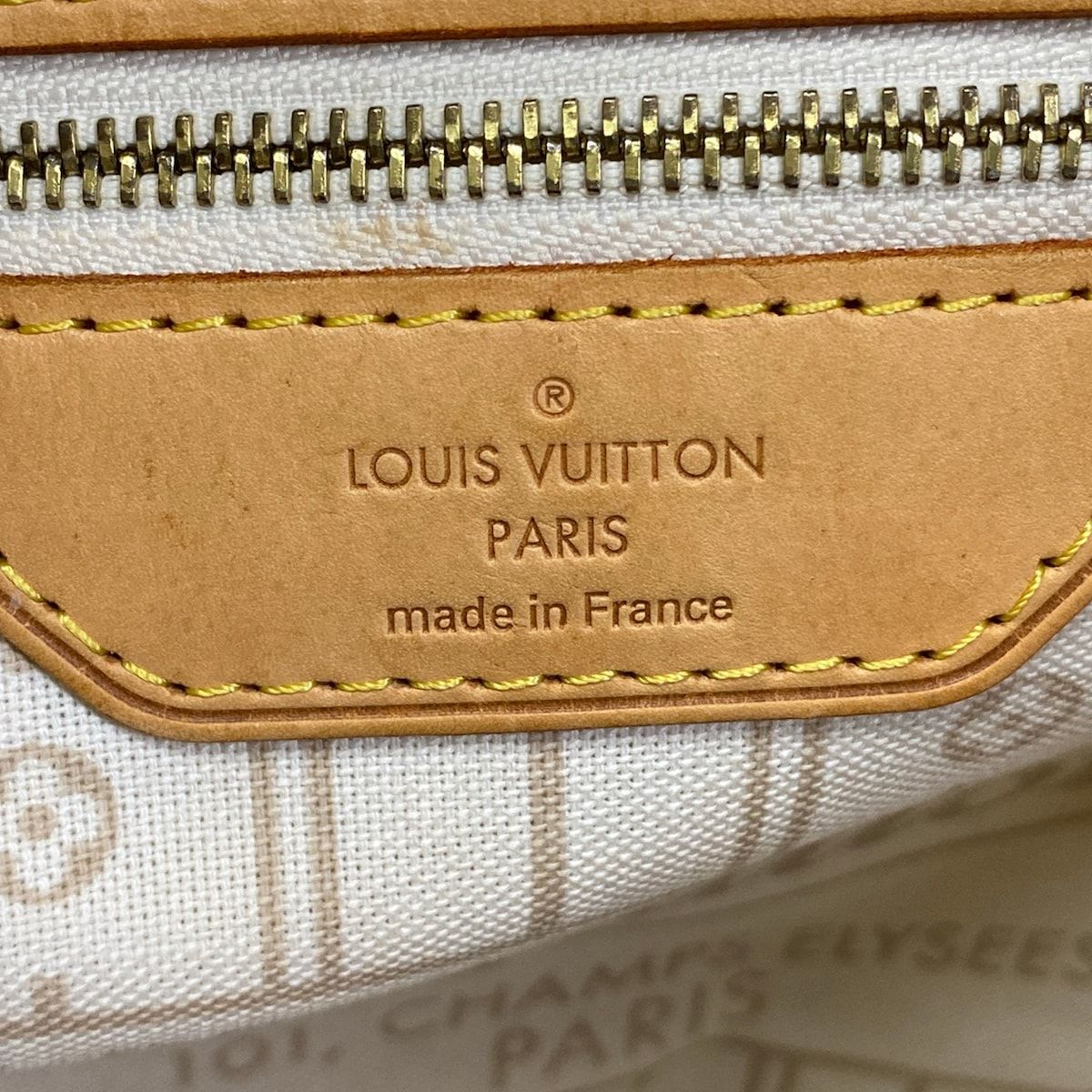 Louis Vuitton Tote Damier Neverfull MM Azur — view 8