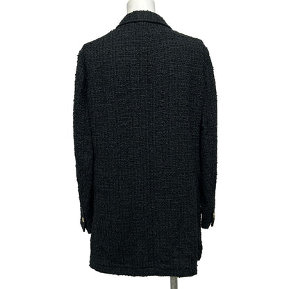 Louis Vuitton Jacket L Double Blessed Tweet Gutterleather Jdk Black Cotton — view 2