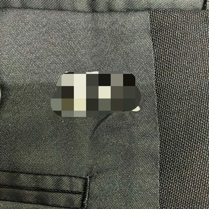 Dior Monsieur Singles Black Name Embroidery Shoulder Pad Jacket — view 6