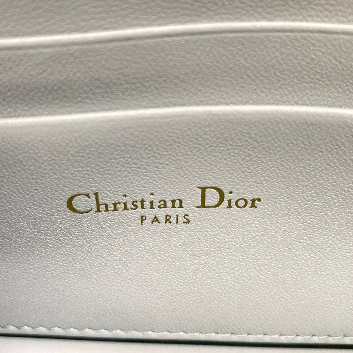 Dior My Mini Bag Light Blue Cannage Stitch Lambskin — view 9