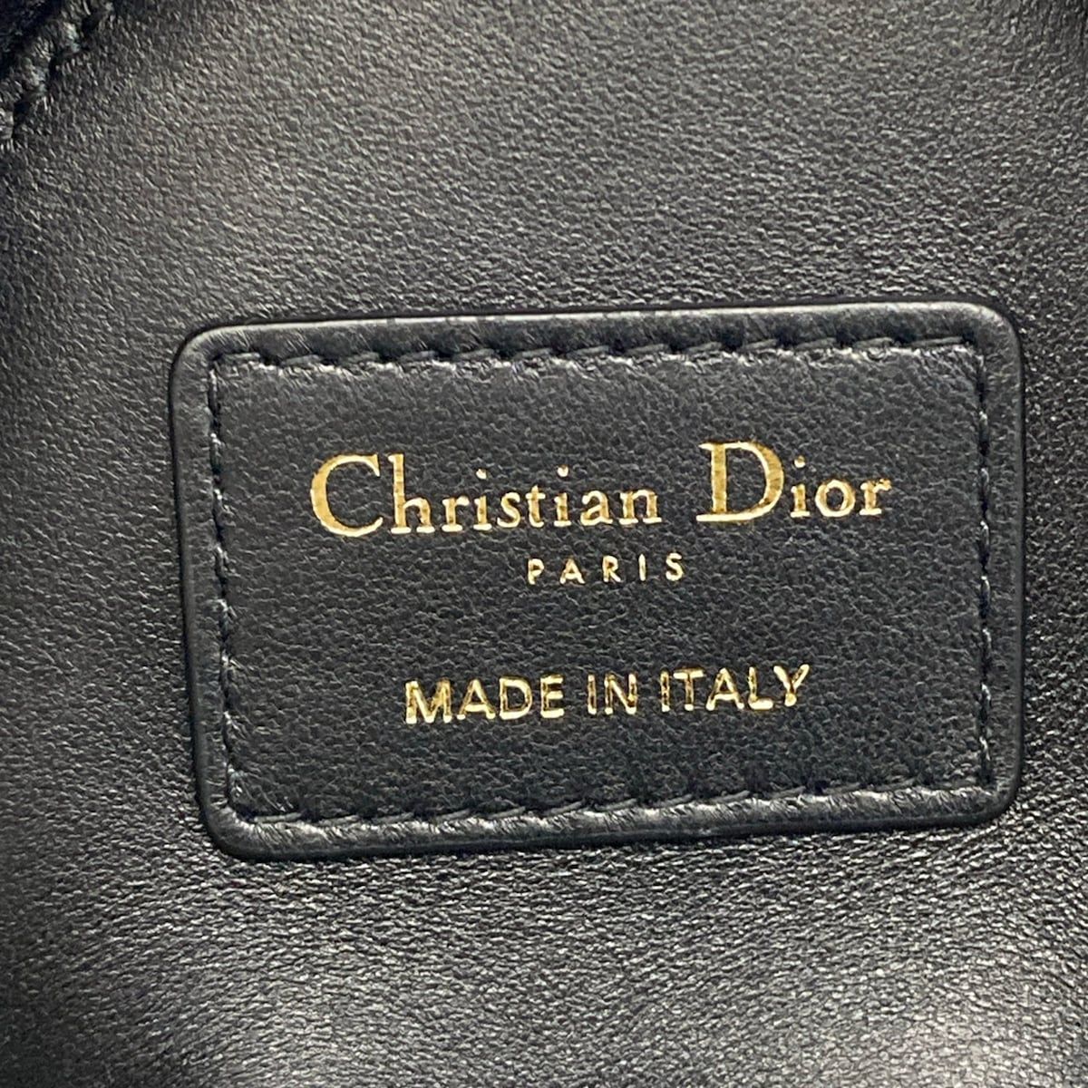 Dior Shoulder Bag Caro Micro Vanity Black — view 8