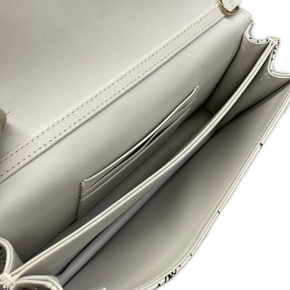 Dior My Mini Bag White Black Red Amour Leather — view 7