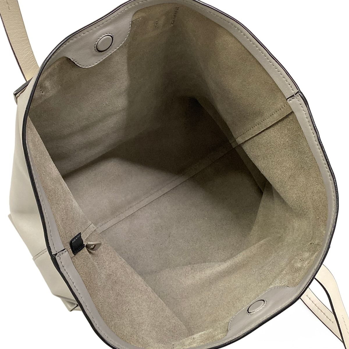 Miu Miu Tote Gray White Leather — view 7
