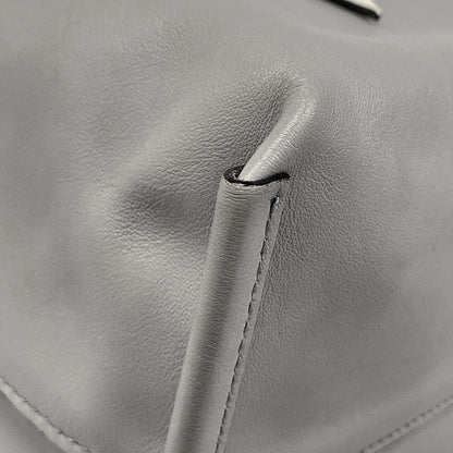 Miu Miu Tote Gray White Leather — view 6