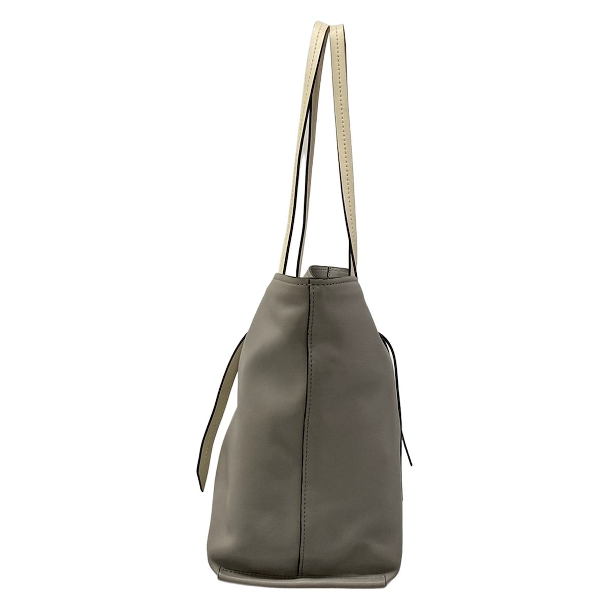 Miu Miu Tote Gray White Leather — view 2