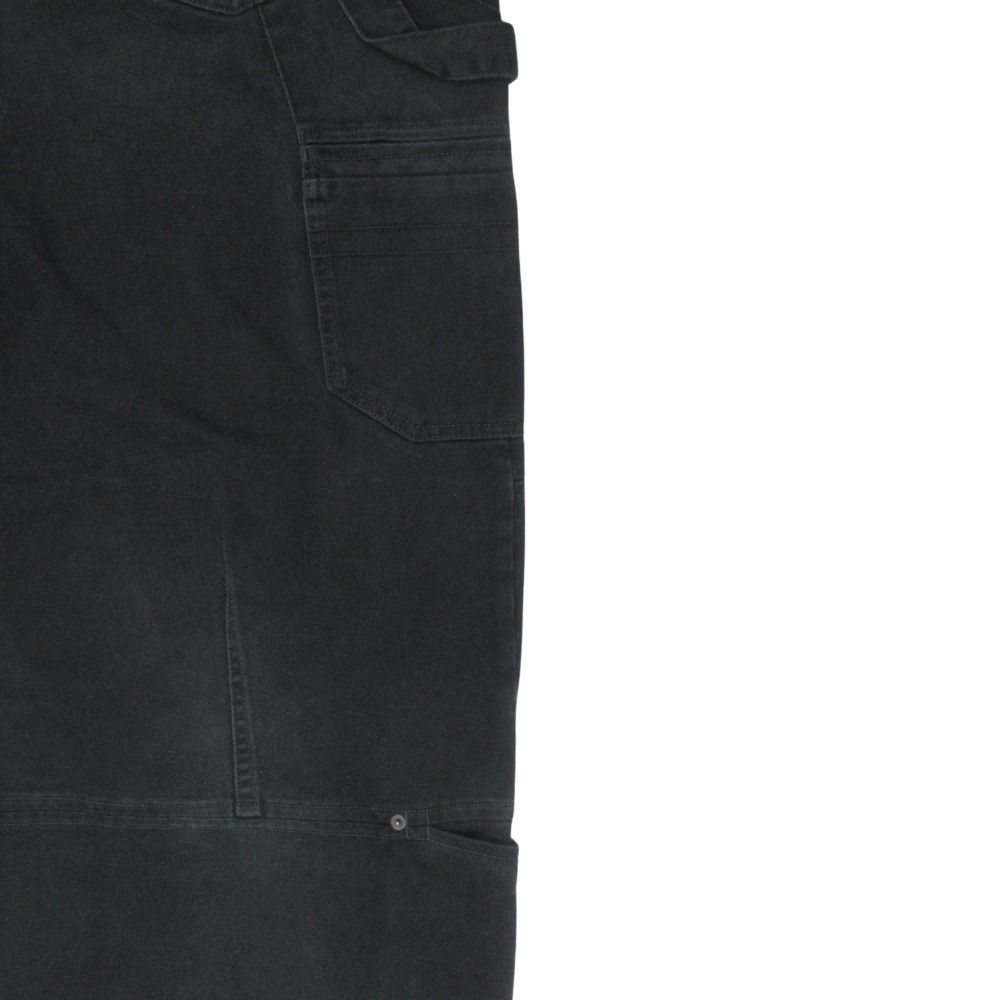 Balenciaga Soft Hand Wide Cargo Denim Pants Baggy M Black — view 8