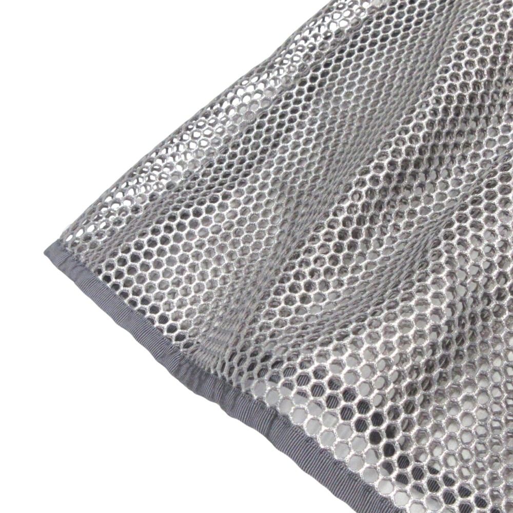 Dior Shorts Docking Mesh Long Skirt Silver Gray — view 6