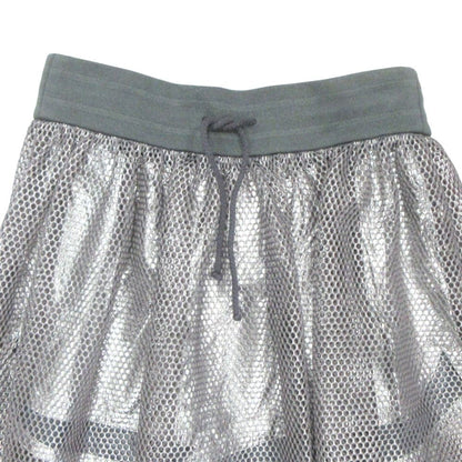 Dior Shorts Docking Mesh Long Skirt Silver Gray — view 3