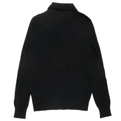Dior Bee Wool Polo Shirt High Gee Knit Long Sleeve One Point Bee Embroidery — view 2