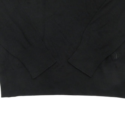 Dior Bee Wool Polo Shirt High Gee Knit Long Sleeve One Point Bee Embroidery — view 5