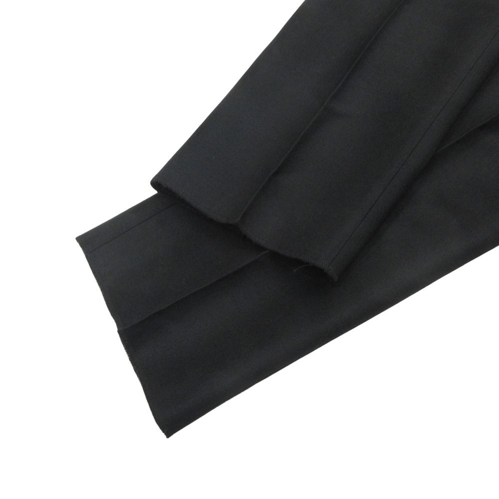 Dior Trousers Tapered Pants Pleated Wool Mohair Blend 44 Black — view 5