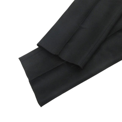 Dior Trousers Tapered Pants Pleated Wool Mohair Blend 44 Black — view 5