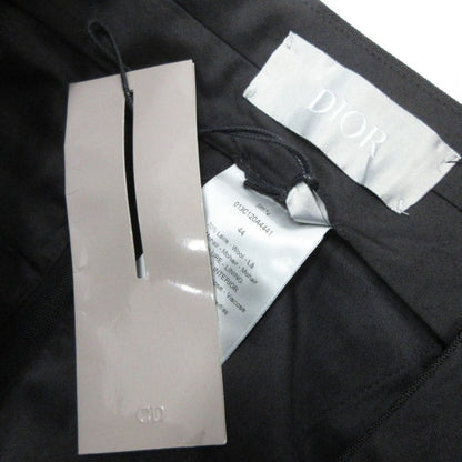 Dior Trousers Tapered Pants Pleated Wool Mohair Blend 44 Black — view 9