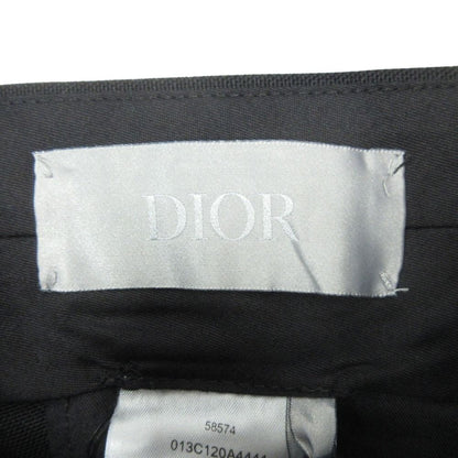 Dior Trousers Tapered Pants Pleated Wool Mohair Blend 44 Black — view 7