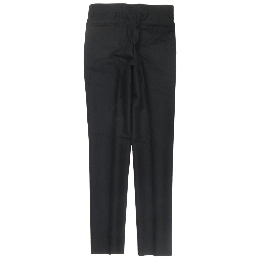 Dior Trousers Tapered Pants Pleated Wool Mohair Blend 44 Black — view 2