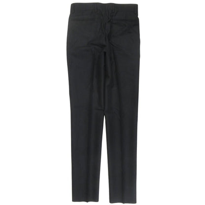Dior Trousers Tapered Pants Pleated Wool Mohair Blend 44 Black — view 2
