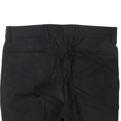 Dior Trousers Tapered Pants Pleated Wool Mohair Blend 44 Black — view 4
