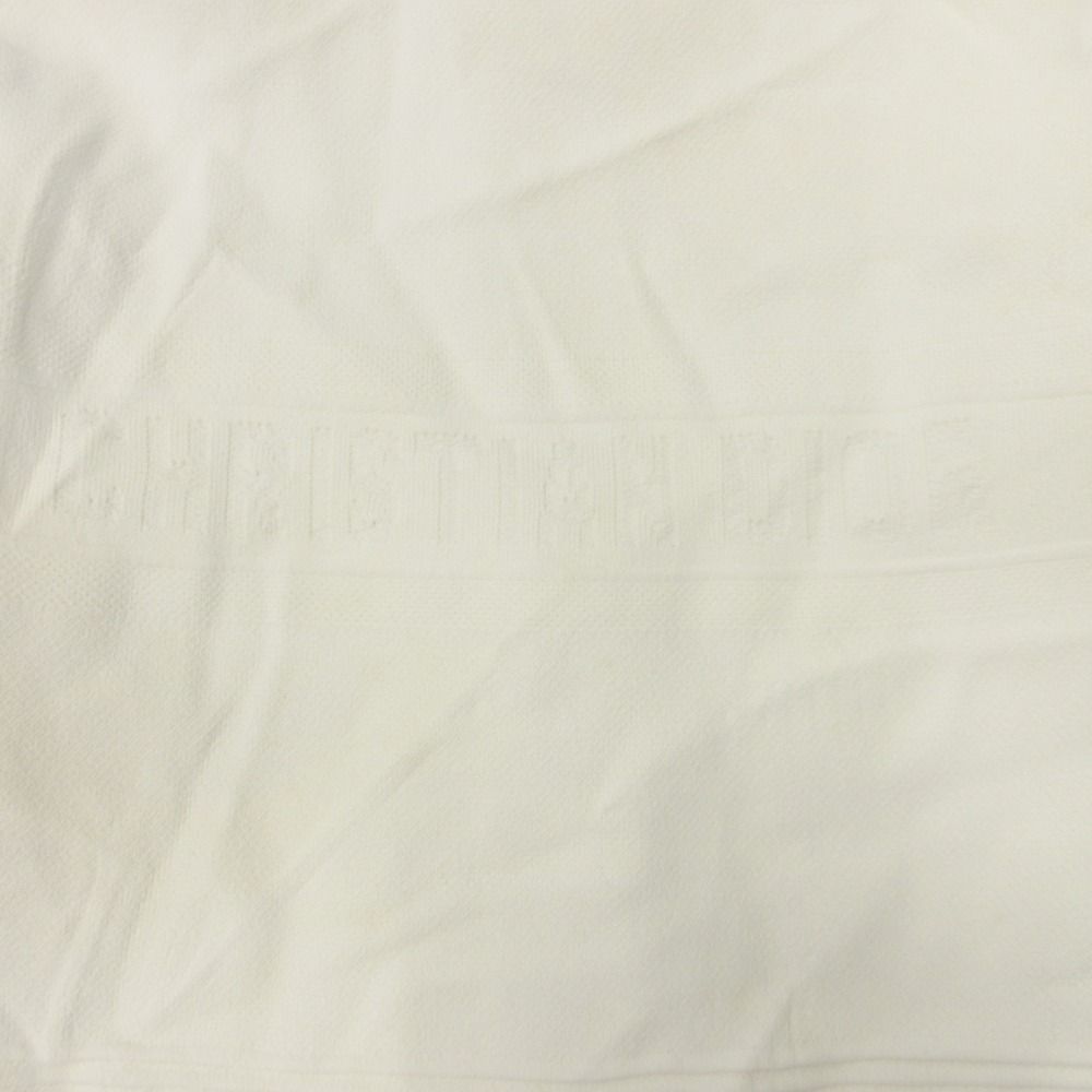 Dior Half Zip Jersey Dress Jacquard Logo Knit 40 White — view 3