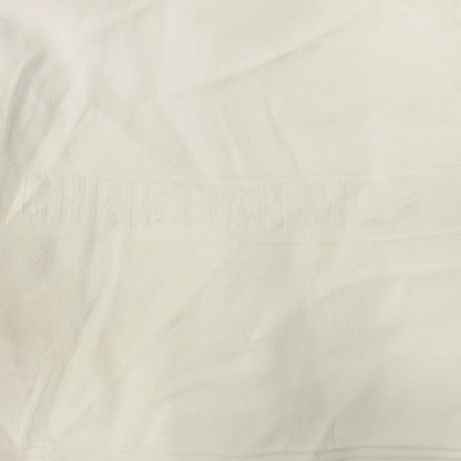 Dior Half Zip Jersey Dress Jacquard Logo Knit 40 White — view 3