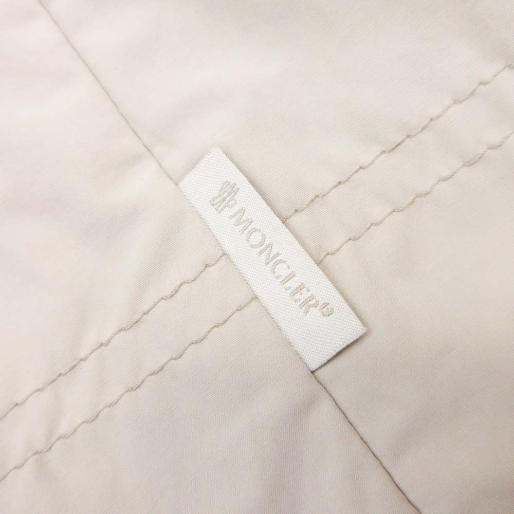 Moncler Premiere Pyrole Color Coat Leather Trimming 1 Beige — view 6