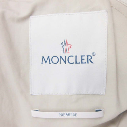 Moncler Premiere Pyrole Color Coat Leather Trimming 1 Beige — view 7