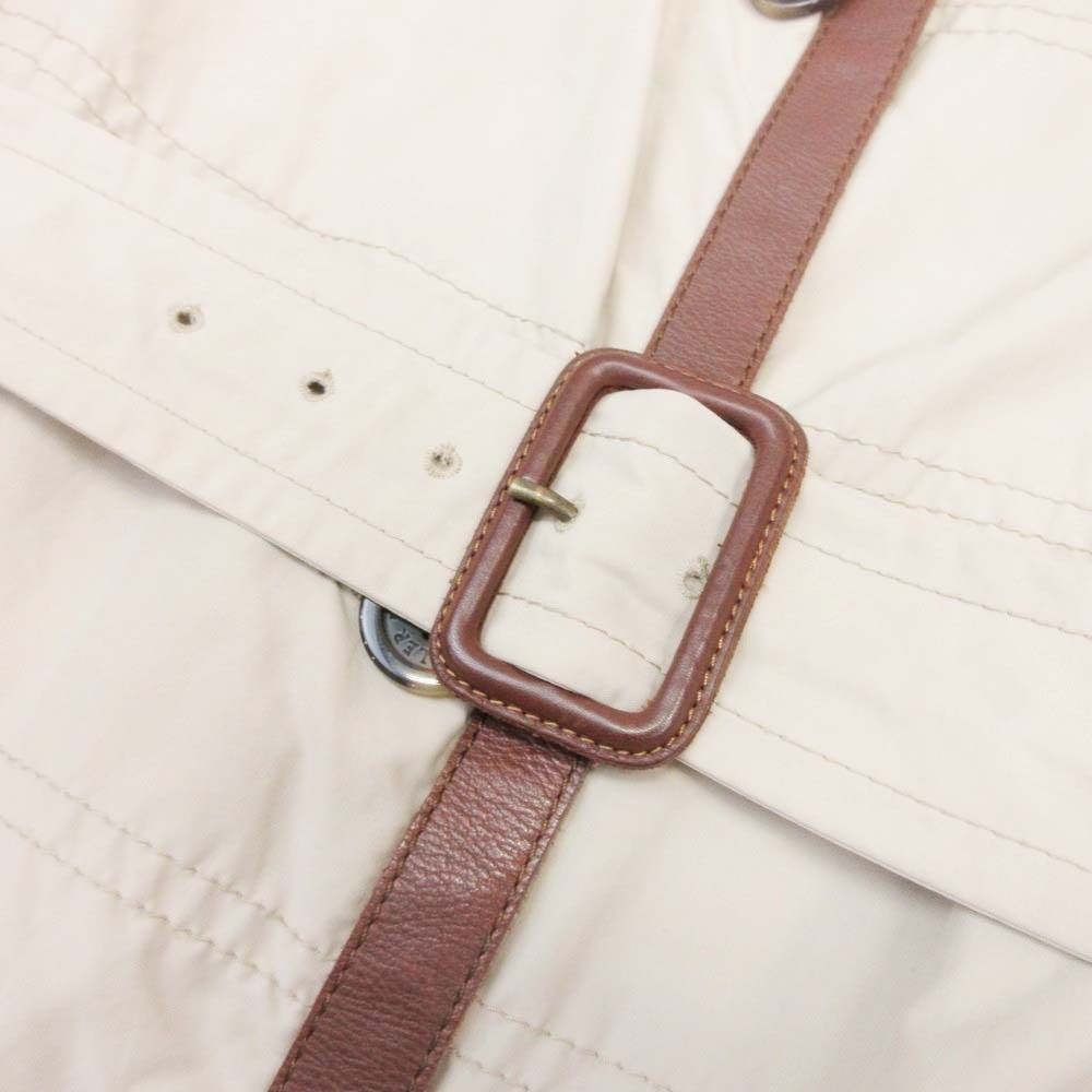 Moncler Premiere Pyrole Color Coat Leather Trimming 1 Beige — view 5