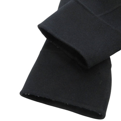 Max Mara Studio Duffle Coat Wool Cashmere Blend Hood 44 Black — view 8