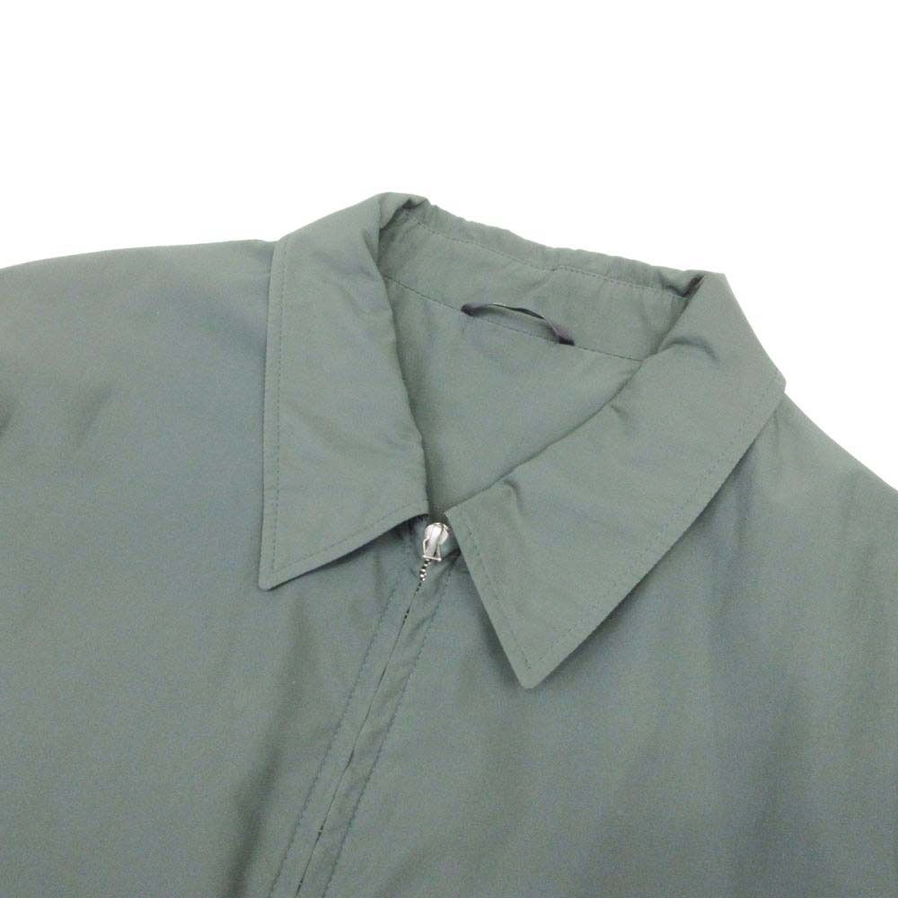 Hermes Vintage Series Button Swing Top Jacket Suede Leather 54 Green — view 4