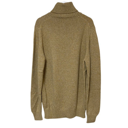 Loro Piana Baby Cashmere Turtleneck Melange Knit Sweater 52 Yellow — view 2