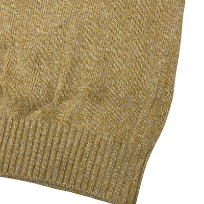Loro Piana Baby Cashmere Turtleneck Melange Knit Sweater 52 Yellow — view 6