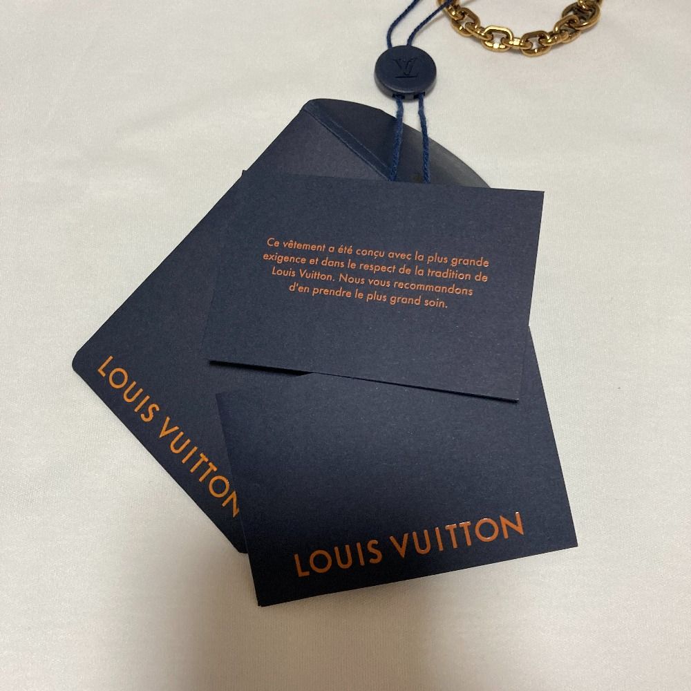 Louis Vuitton Chain Crew Neck T-Shirt Uol L White — view 5