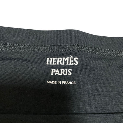Hermes Embroidery Pocket Mosaic T-Shirt 36 Black — view 4