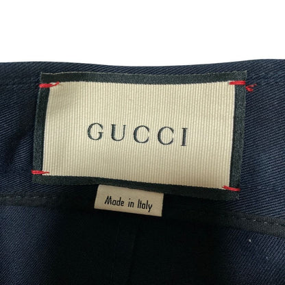 Gucci Michele Era Web Line Shorts 44 Navy — view 4