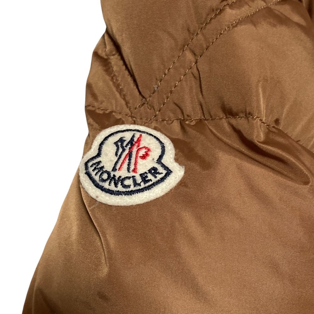 Moncler Gueran Hooded Down Coat 0 Brown — view 5