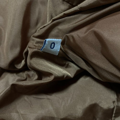Moncler Gueran Hooded Down Coat 0 Brown — view 7