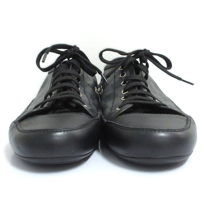 Louis Vuitton Damier Graphite Leather Sneakers 5.5 Black — view 3