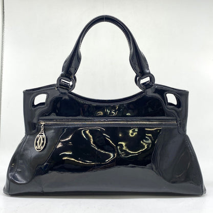 Cartier Hand Tote Marcello Perforated Leather Black — view 2