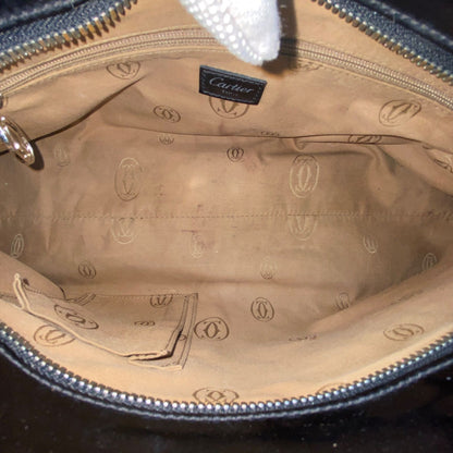 Cartier Hand Tote Marcello Perforated Leather Black — view 9