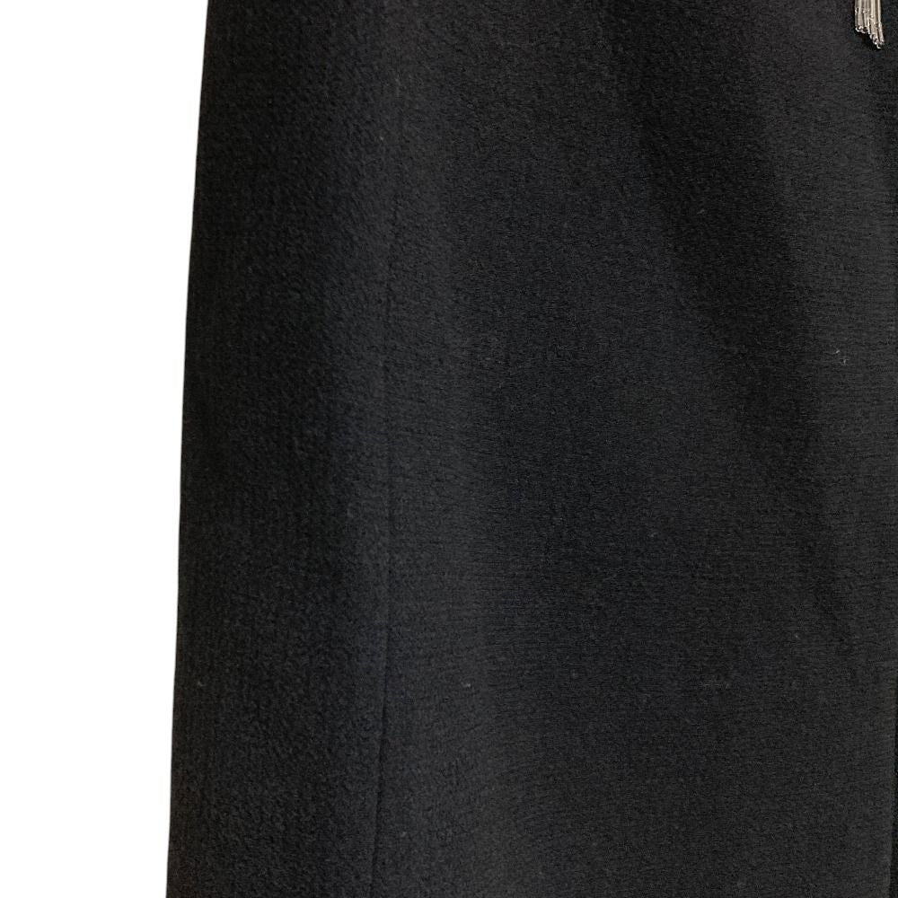 Prada Visual Wool Skirt 38 Black — view 2