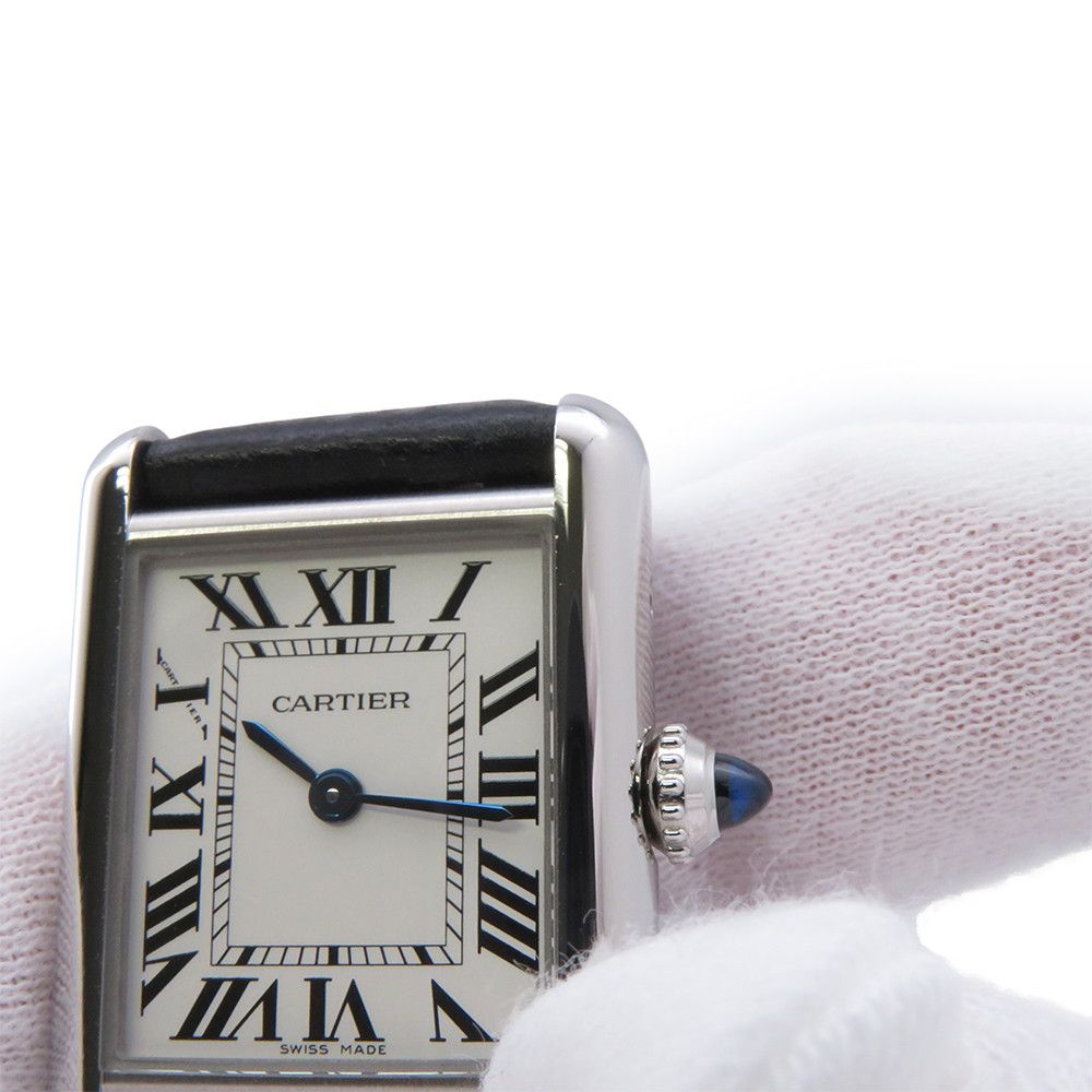Cartier Tank Must SM Watch Silver Dial Quartz — view 6
