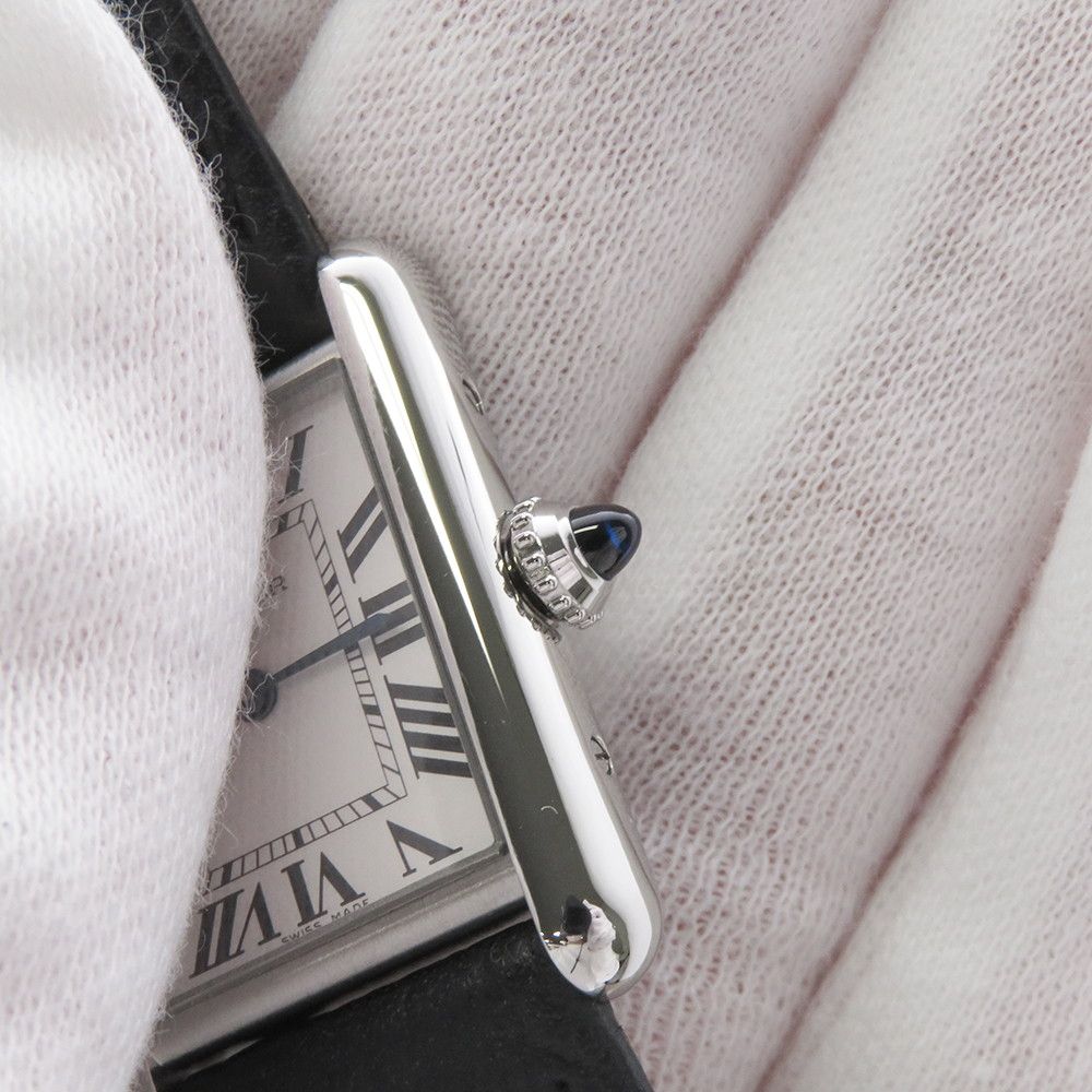 Cartier Tank Must SM Watch Silver Dial Quartz — view 4