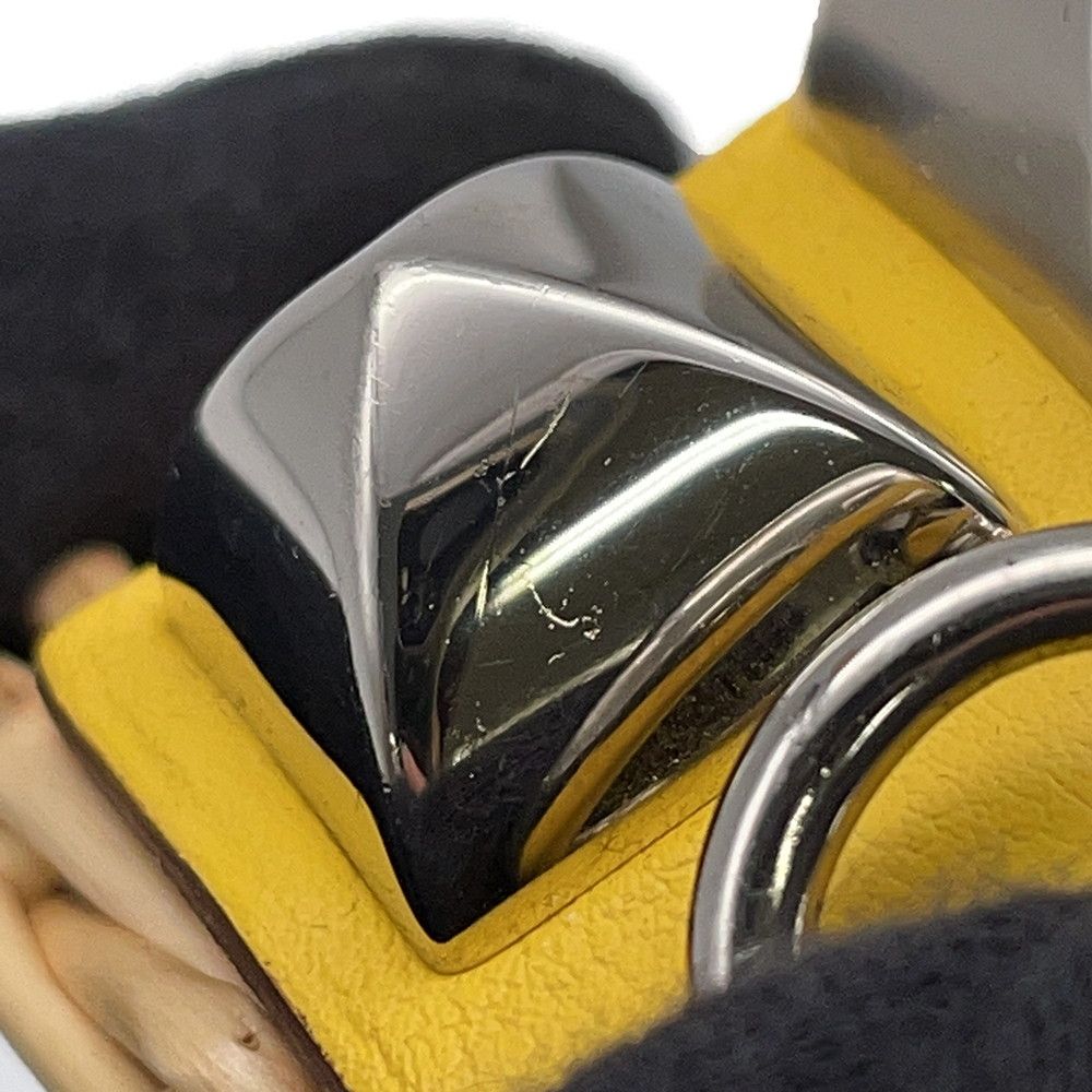 Hermes Bracelet Medley Picnic Lime Silver Swift Rattan T2 — view 9
