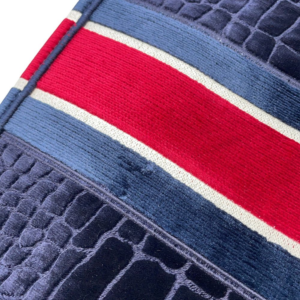 Dior Tote Book Faux Croc Suede Large — view 8