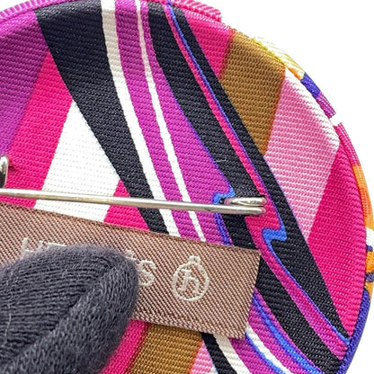 Hermes Brooch Petit Ash Silk Batch — view 5