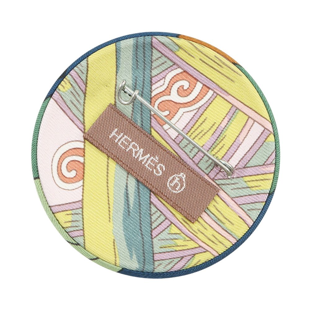 Hermes Brooch Petit Ash Silk Batch — view 3