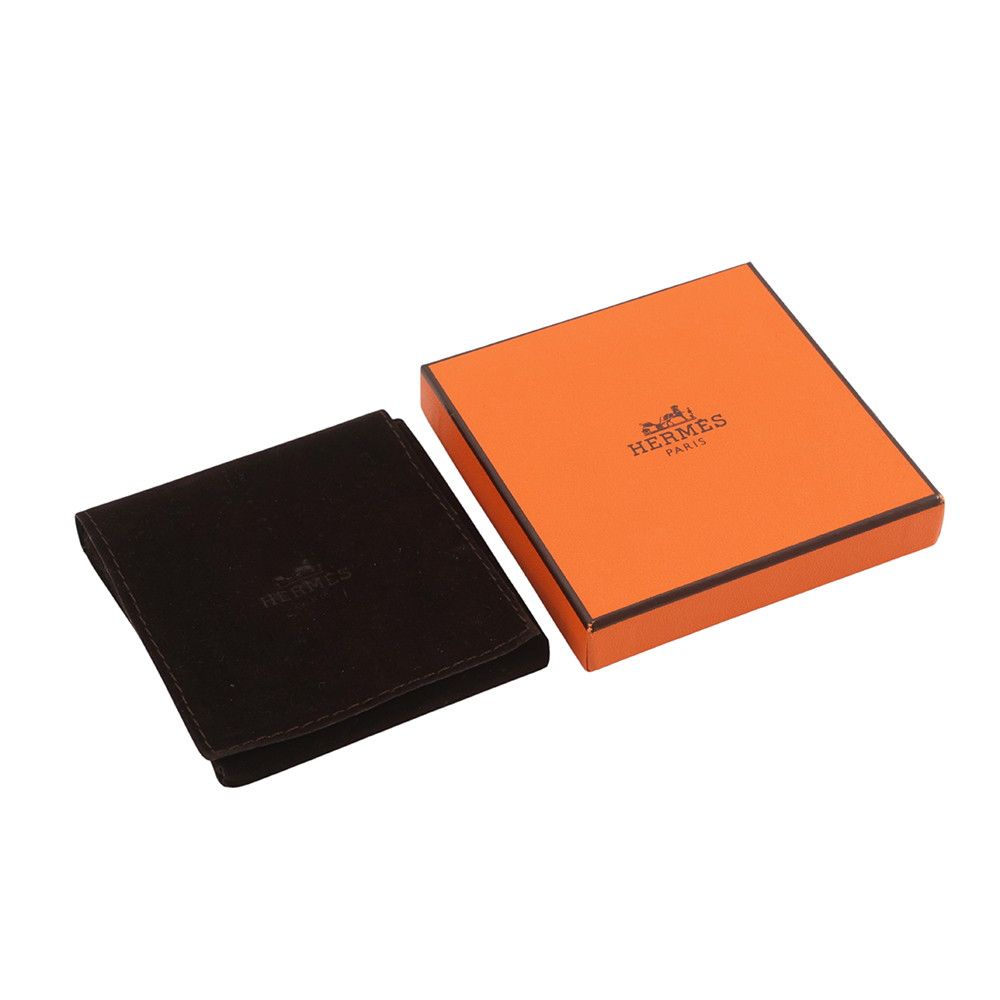 Hermes Brooch Petit Ash Silk Batch — view 7