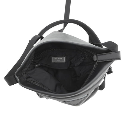 Prada Shoulder Bag Crossbody Leather Black — view 5