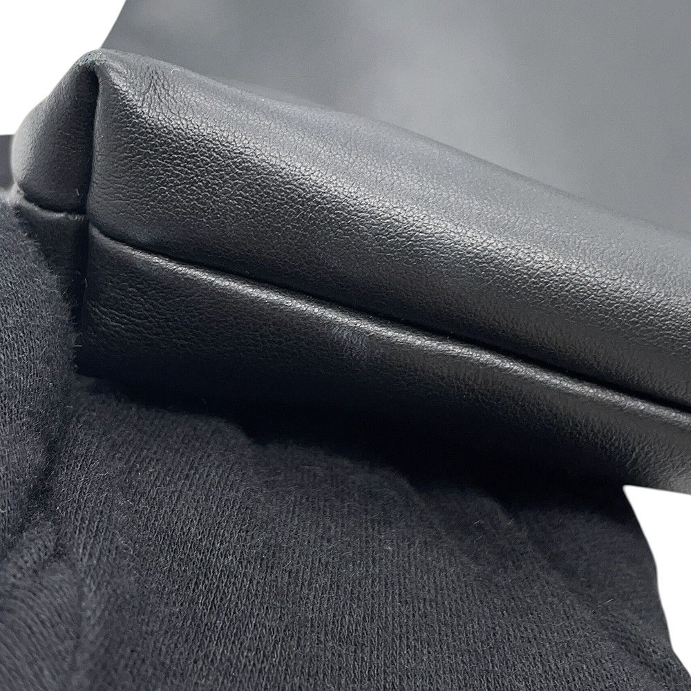 Prada Shoulder Bag Crossbody Leather Black — view 8
