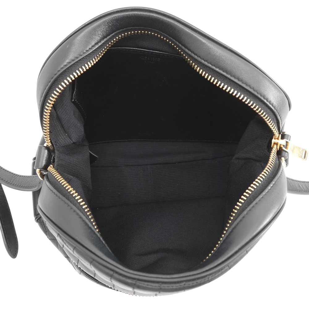 Celine Shoulder Bag C Charm Se Leather Black — view 5